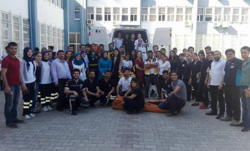 Hatay’da Ambulans Ekipmanları Kullanımı ve Uygulama Eğitimi Verdik