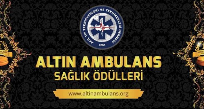 5.Altın Ambulans Sağlık Ödüllerine Başvurular Başladı