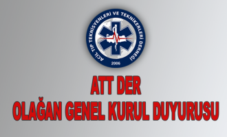 ATT DER Genel Kurul Duyurusu ATT DER Genel Kurul Duyurusu