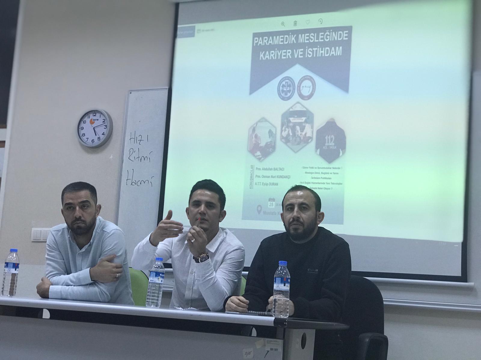 ATTDER’den Hatay Mustafa Kemal Üniversitesi’nde Söyleşi