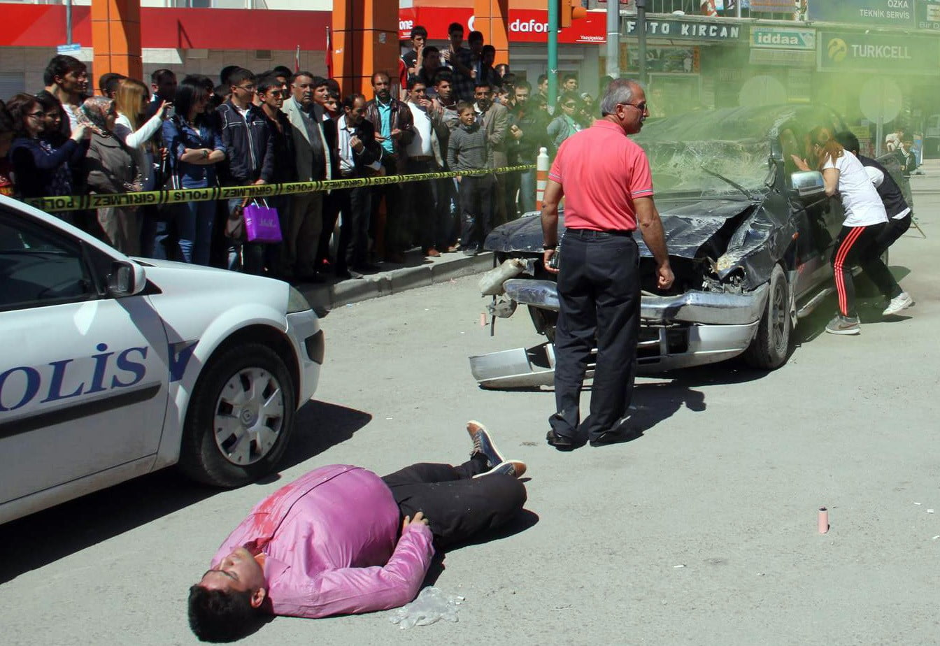 ATTDER Van’dan Gerçeğini Aratmayan Kaza Tatbikatı